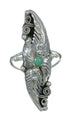 Turquoise Authentic Sterling Silver Southwest Ring Size 6-3/4 AX90450